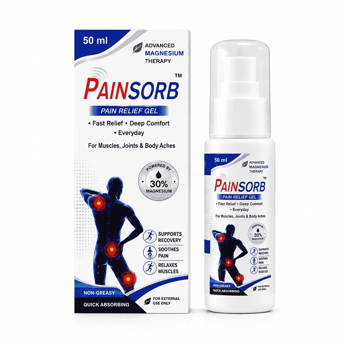 PAINSORB pain relief gel