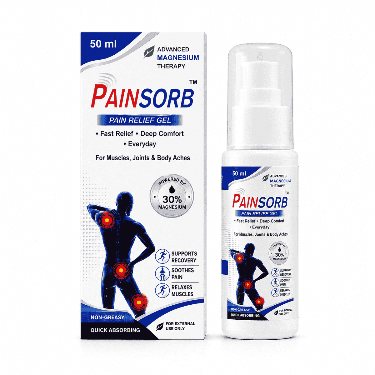 PAINSORB pain relief gel